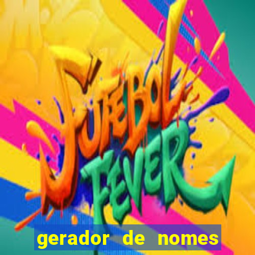 gerador de nomes para jogos